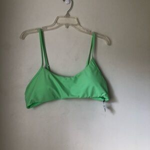 Princess Polly Recycled Nylon Brooke Bright Green Bikini Top 12